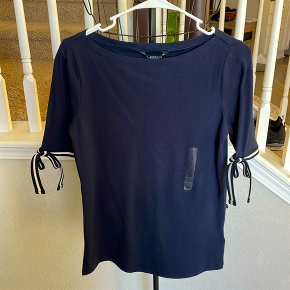 LAUREN RALPH LAUREN NAVY SHIRT